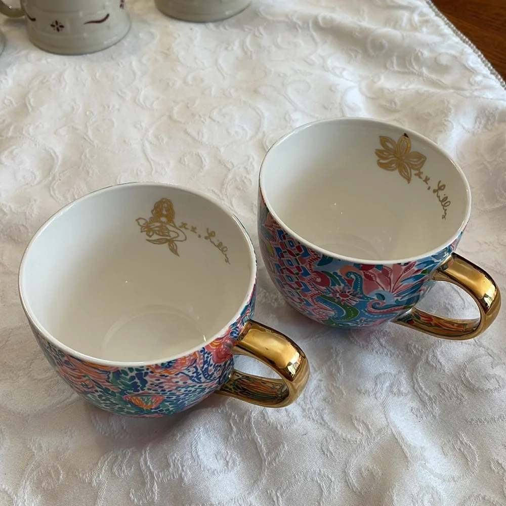 Two Lilly Pulitzer Mugs